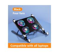 (Alluminio argento 2FaN) Soporte regolabile en aluminio para laptop Soporte para computadora PC Tablet