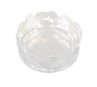 AlluraPet Bandeja Decorativa para Tartas, Joyero y Plato de Frutas Metalico 5.12x5.12x2.60 pulgadas para Postres y Eventos