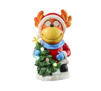 AlluraPet Caja de Música Navideña con 8 Canciones, Ideal para Fiestas de Mesa, Festivales, Regalos para Hijas, Individual- Ciervo