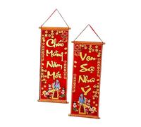 AlluraPet Orlas Vietnamitas Lien Trang Tet, Decoración de Año Nuevo Vietnamita Individual, Coplas de Decoración para Hogar y Fiestas- Style A