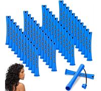 Alluring 40 Piezas Rulos Pelo, Rulos para el Pelo con Peine Plegable 0.9cm, Heatless Hair Curlers Kit, Rolos Cabello Kits para Mujeres para Natural Hair Long Short Hair Styling Tool