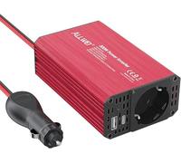 ALLWEI Inversor de corriente de 300 W, 12 V a 230 V, con conector tipo C y USB, inversor de 12 V y 220 V, enchufe para coche, carga de teléfonos móviles, ordenadores portátiles y otros dispositivos
