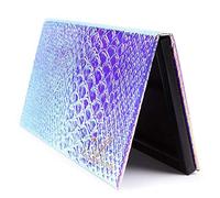 Allwon Magnetic Palette Mermaid Paleta de Maquillaje vacía con Espejo y 20 Piezas Adhesiva Paleta vacía Pegatinas de Metal para Sombra de Ojos Lápiz Labial Rubor en Polvo