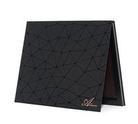 Allwon super magnéticamente paleta de maquillaje vacío negro sombra de ojos lápiz labial rosa