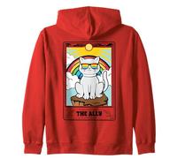 Ally Cat Tarot LGBT Gay Pride Month Rainbow Flag LGBTQ Sudadera con Capucha