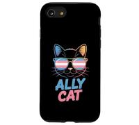 Ally Cat Transgénero Orgullo Felino Apoyo LGBTQ Humorístico Carcasa para iPhone SE (2020) / 7 / 8