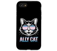 Ally Cat Transgénero Orgullo Felino Apoyo LGBTQ Humorístico Carcasa para iPhone SE (2020) / 7 / 8