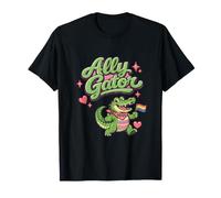 Ally Gator Funny Gay Pride Cita Witty Meme Iconic Y2K LGBTQ Camiseta