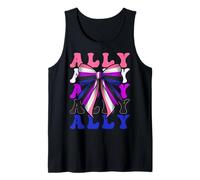 Ally Genderfluid - Bandera de orgullo fluida de género LGBTQ Camiseta sin Mangas