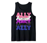 Ally Genderfluid - Bandera de orgullo fluida de género LGBTQ Camiseta sin Mangas