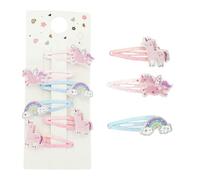 ALLY-MAGIC Horquillas para el pelo para niñas, unicornio, accesorios para el pelo, regalos para niñas, pinzas para el pelo para niños con bonitos motivos de unicornio y arco iris para un aspecto