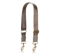 Allzedream - Correa ancha ajustable de repuesto para bandolera, Cuero dorado topo, M