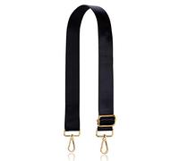 Allzedream - Correa ancha ajustable de repuesto para bandolera, Negro Oro, M, Moderno