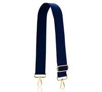 Allzedream Correa de bolso de hombro ajustable de algodón suave, azul, M