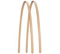 ALLZEDREAM - Correa de cuero de microfibra de repuesto para bolso de mano, asas de hombro, 2 piezas, Albaricoque, 1.8cm