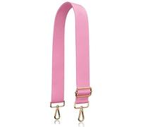 Allzedream - Correa gruesa de repuesto ajustable para bolso cruzado, Herrajes de oro rosa, M, Broche
