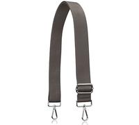 Allzedream - Correa gruesa de repuesto ajustable para bolso cruzado, Herrajes gris piedra y plateado, M, Moderno