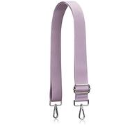 Allzedream - Correa gruesa de repuesto ajustable para bolso cruzado, Taro morado-plateado, M