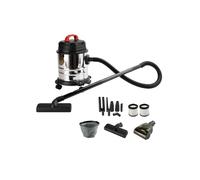 Allzwecksauger 1800W mit 18L Edelstahlbehälter NASS und Trockensauger für Teppich & Hartböden, leistungsstarker Staubsauger mit Blasfunktion, Schaumfilter, Zubehör-Set, beweglich mit Rollen