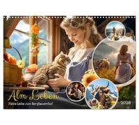 Alm Leben - Meine Liebe zum Bergbauernhof (Wandkalender 2026 DIN A3 quer), CALVENDO Monatskalender: Bergidylle und Almzauber in den Alpen - Ein Jahr auf dem Bergbauernhof