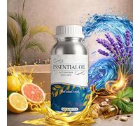 Alma Aceite Esencial Four Seasons - Recarga para difusor - limón y pachulí · 500 ml - Ambiente aromático perfumado - limón, cítricos, pomelo y lavanda - Recarga líquida 500 ml