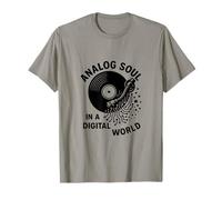 Alma analógica en un Mundo Digital Estética Camiseta