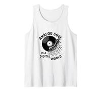 Alma analógica en un Mundo Digital Estética Camiseta sin Mangas