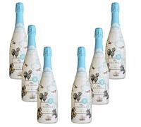 Alma Atlántica - Bebida Espumosa sin alcohol 0,0% | Refrescante y ligera | Sabor cítrico a lima y pomelo | Final salino con burbuja fina | Inspirada en el Atlántico - 6 botellas 75cl