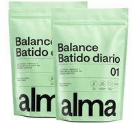 Alma® Batido Diario Espirulina Premium 600g Super Greens | Complemento Alimenticio con Ashwagandha, Adaptógenos, Prebióticos y Vitaminas | Energía y Digestión Superalimento en Polvo | Hecho en España