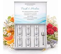 ALMA® Cofre de Aceites Esenciales - Sensations Collection “Fresh & Modern” - 6 frascos de 10 ml - Aceites esenciales frescos y modernos (Fresh & Modern)