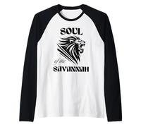Alma de la Sabana (león) Camiseta Manga Raglan