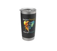 Alma de un fénix corazón de dragón Vaso térmico de acero inoxidable de doble pared