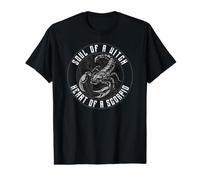 Alma de una Bruja, Corazón de un Escorpio, Signo del Zodiaco Escorpio Camiseta gráfica económica