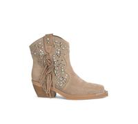 Alma en Pena. Botines planos de piel para mujer. - talla: 38