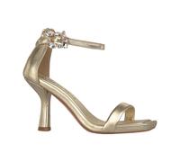 ALMA EN PENA - Sandalia de Tacón con Tiras Metálicas - Shoes - Mujer - Amarillo - 37 EU -