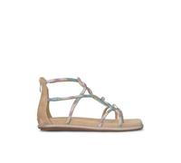 Alma en Pena Sandalia Plana con Cremallera. V240858 Suede Sand - Talla: 39