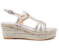 Alma en Pena Sandalias con cuña media mujer de esparto - Mujer color: Taupe talla: 39