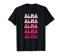 Alma First Name Minimalist Design Camiseta