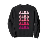 Alma First Name Minimalist Design Sudadera