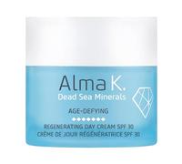 Alma K Age Defying - Crema de día regeneradora SPF 30, crema facial antienvejecimiento, hidratante facial diario con SPF - Con Bakuchiol, ácido hialurónico, 50 ml