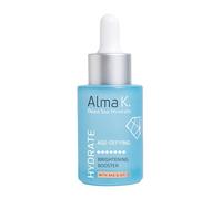 Alma K Brightening Booster - Suero facial con AHA - Suero de vitamina C para el cuidado de la piel - Suero facial hidratante para mujeres - Suero iluminador de la piel - 30 ml