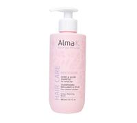 Alma K Champú Shine and Glow - Champú hidratante para mujer - Champú para el crecimiento del cabello - Champú hidratante con aceite de argán, manteca de cacao - 300 ml