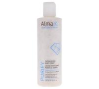 Alma K Jabón corporal exfoliante - Gel de baño exfoliante para mujer - Minerales del Mar Muerto - Jabón líquido natural hidratante - 250 ml