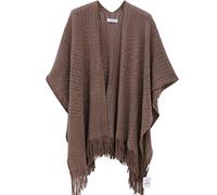 Alma la primavera de las mujeres jóvenes de punto manta Kimono Poncho capa chal wrap