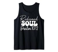 Alma Redimida Salmo 107:2 Cita Espiritual Moderna Camiseta sin Mangas