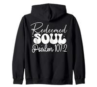 Alma Redimida Salmo 107:2 Cita Espiritual Moderna Sudadera con Capucha
