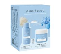 Alma Secret | Pack Cofre Mini Dewy Milk y Dewy Lift Cream | Cofre facial hidratante y reafirmante con crema hidratante y tónico esencia | Revolución molecular (Piel normal-mixta)