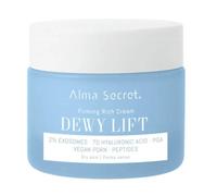 ALMA SECRET | Dewy Lift Firming Cream | Crema de día reafirmante, redensificante e hidratante con 2% Exosomas, PDRN Vegano, 7D Ácido Hialurónico y PGA | 50 ml (Piel seca)