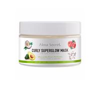 Alma Secret | Curly Superglow Mask - Mascarilla Antiedad para Pelo Rizado u Ondulado - 9 Aceites Vegetales y Proteínas - Método Curly - Nutre, Repara, Define y Controla el Frizz - 250ml