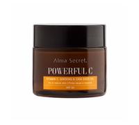 ALMA SECRET | POWERFUL C Crema hidratante, Iluminadora y Antiedad con Vitamina C, Ginseng & Chía | Protección Solar SPF30 | Pieles secas - 50 ml
